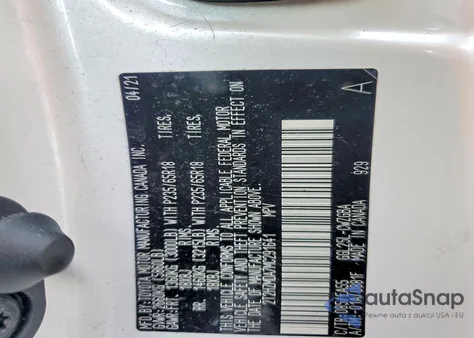 2021 Lexus Rx 350 z USA, uszkodzony, nr VIN 2T2HZMDA7MC291641